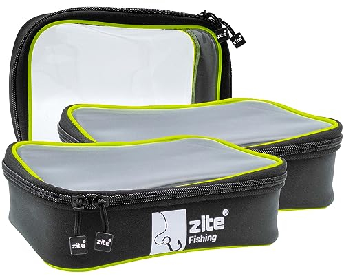 Zite Fishing Window Bag Angeltaschen Set / 3STK Kunstköder Big Bait Angelköder & Angelzubehör Taschen Wasserdicht 23x16x6cm / Ködertaschen Raubfisch Angeln