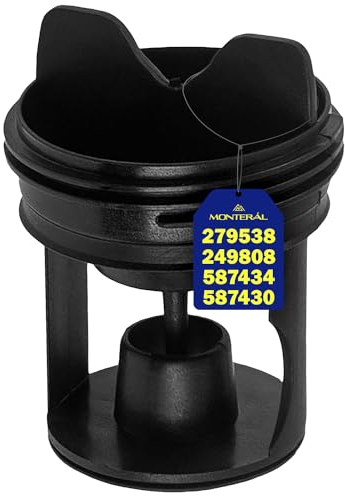 Flusensieb Waschmaschine für Ablaufpumpe 79 x Ø 59 mm mit dem Originalcode 279538 249808 für Gorenje - Garantie 10 Jahre - MONTERAL