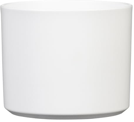 Scheurich Monaco - Pot de fleurs en céramique - Panna - Diamètre : 15,5 cm - Hauteur : 19,3 cm - Volume : 4,6 l