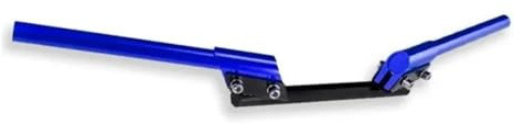 Motorcykelstyre Motorcykelstyre Tillbehör För Crossbike Modifiering Herr Street Car Handle Racing Hollow Styre Drag Bars(Blue)