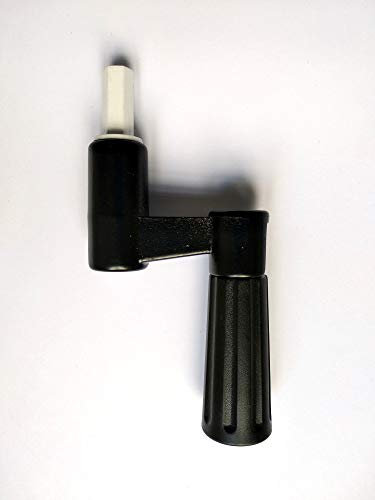 FERPASA MANIVELA TORNO CORTO CON ADATTATORE (nero)