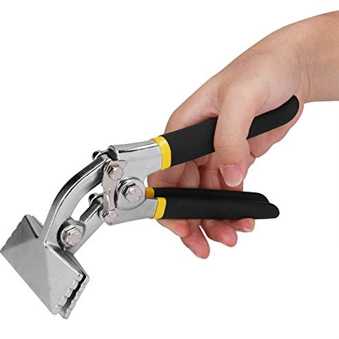 Couteuse à poignée incurvée, plieuse plieuse de tôle durable, serrage pour plier le métal en plastique