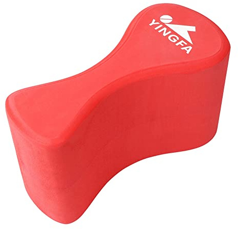 Uinfhyknd Pull Buoy flottant pour jambes d'entraînement pour natation pour adultes et jeunes dans la piscine et partie supérieure du corps, rouge