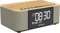 Kenwood CR-ST40DAB-M - Stereo Radiowecker mit 3 Weckzeiten, DAB+, UKW, Bluetooth, USB, Ladefunktion, großes Display, 5-stufig dimmbar, 6 Watt RMS, Stationsspeicher, Holz-Look