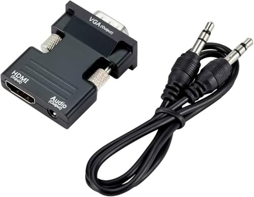 Multibao HDMI to VGA Converter Adapter Cable HDMI INPUT to VGA OUTPUT for TV PC Monitor
