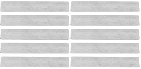 Haosie 10 pcs Plaque De Soupape De Compresseur D'Air, Plaque De Soupape en Fonte 10 * 47 mm, Pièces Détachées Compresseurs air Rectangulaires, Convient Pour 0.75-1.5 KW Cylindre 51 m