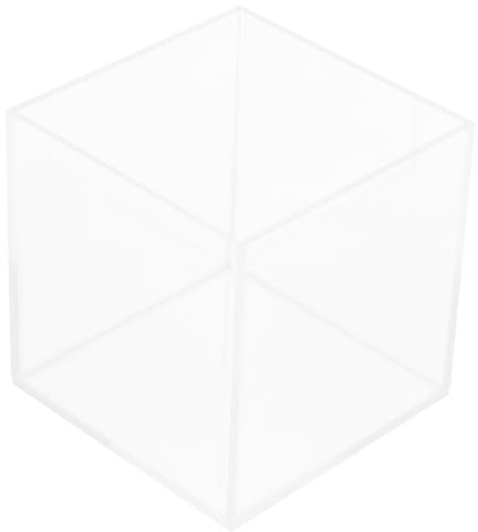 YARNOW Kleines Aquarium Aus Transparentes Fischbecken Für Tischdekoration Quadratisch Robust Und Einfach Zu Reinigen Für Zuhause Und Büro