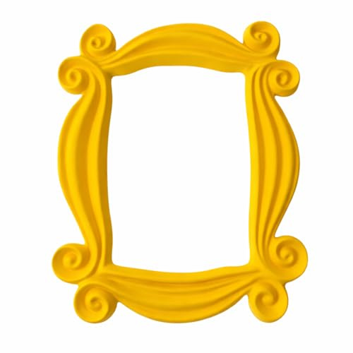 Marco Amarillo para Mirilla de Puerta | Réplica de un Marco de Puerta icónico | Decoración para Puertas y Paredes | Incluye Cinta Adhesiva