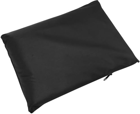 CADUFUELLY 60“ x 60” x 7.8 Sandbox Cover, Black 420D Oxford Fabric, Waterproof Ball Pit Cover, Suitable for Outdoor Sandboxes, Pools, and Furniture Dust Protection