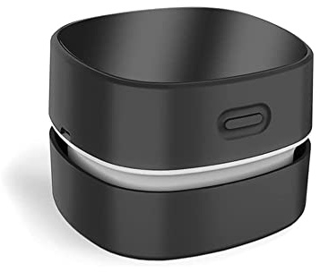 ODISTAR Aspiradora de Escritorio, Mini barredora de Polvo de Mesa, Ahorro de energía, Alta Resistencia de hasta 400 Minutos, diseño inalámbrico y Giratorio de 360º para Limpiar pelos, Migas, Teclado