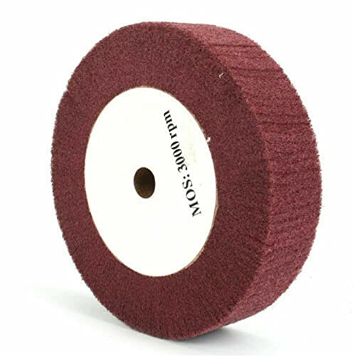 ZYWUOY Roue à lamelles non tissées, disque de polissage à lamelles en fibre de nylon, polissage abrasif non tissé, grain 320