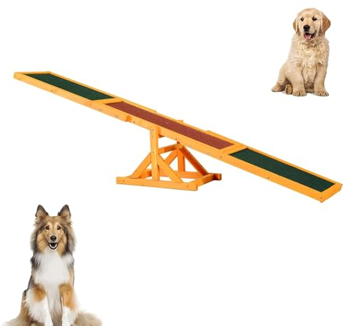 Balancín De Madera para Agilidad De Perros para Entrenamiento Y Ejercicio, Equipo De Plataforma, Juguete para Correr, Suministros Duraderos para Mascotas