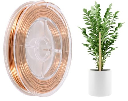 Electroculture Gardening Kupferdraht, 10 m Kupferspule für Gartenarbeit, Elektrokultur Kupferspulen Antennen, Gardening Reiner Kupferdraht, Elektrokultur Pflan Kupferdraht für Pflanzen und Gemüseanbau