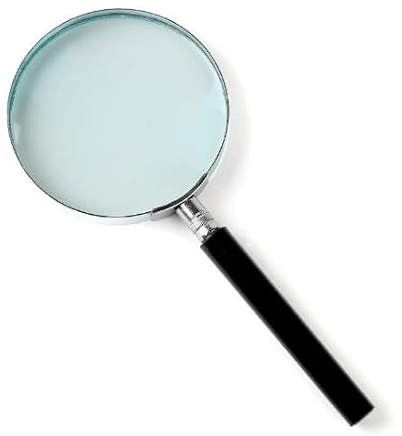 Sivitec Metal 75MM Magnifier Hand Held 3x Magnifying Glass