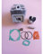 Jodriva Kit de joint de rouleau d'aiguille de goupille de segment de Piston de cylindre de 44MM 50CC, for Ryobi, pièces de rechange de tondeuse à gazon RBC52SB RBC-52SB Ensemble de rondelles pour roul
