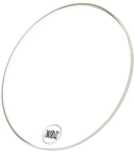 BESPORTBLE 10x Magnifying Makeup Mirror for Bathroom with 150mm Resin and Silver Mirror, Single Side Suction Cup Design, Modern Style, for Checking Hairstyle and Shower Use