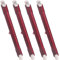 EatPitaya 500W R7S Ruby Heater Bulb, Patio Heater Lamp Heat Blub for Heatmaster R7 Heater, Heatmaster U3 Heating Bulb,240V 118mm, 4 PCS