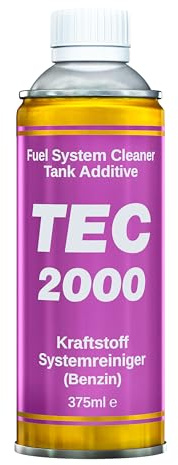 DWChemicals Tec 2000 Limpiador de sistema de combustible de gasolina, tanque de combustible, aditivo, inyector de limpieza del motor (1)