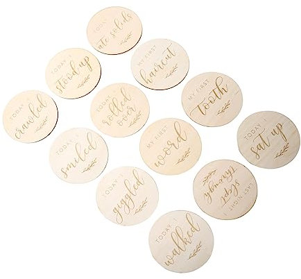 Artibetter 12stücke - -Karten Wachstumskarten Fotografie-Requisiten Für Neugeborene Erinnerungen Durchmesser