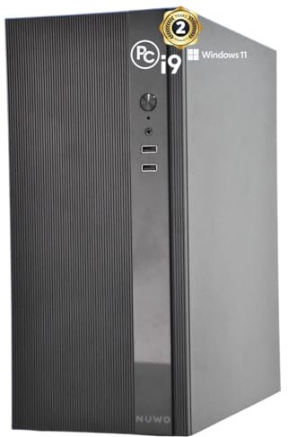 Pc Fisso i9 intel core i9-9900T Cpu fino a 4.40ghz, 32gb Ram Ddr4, Ssd M.2 da 1TB, Wifi Incluso, Windows 11 Pro, Office 2019, Computer PC Desktop completo per ufficio,casa pronto all'uso
