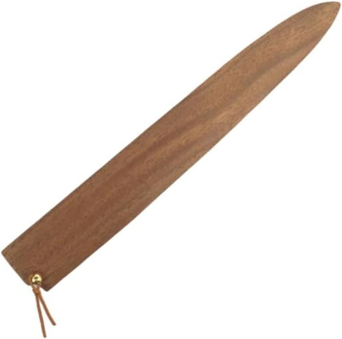 Aibote Handgemachte Natürliche Schwarze Walnuss Holz Japanische Sashimi Messer Scheide Hölzerne Abdeckung mit Messing Pin Kochmesser Fall Halter Beschützer (Yanagiba Sujihiki 240MM)