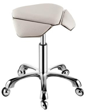 Sadelpall Med Hjul, Stark Bärförmåga, Ergonomisk Stol, 41-55 Cm Justerbar Höjd, For Kontor, Salong, Hemskärning(Color 2)