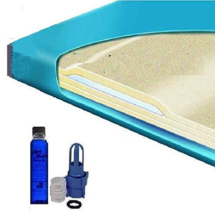 California King 80% Semi Waveless Waterbed Mattress with Lumbar Support