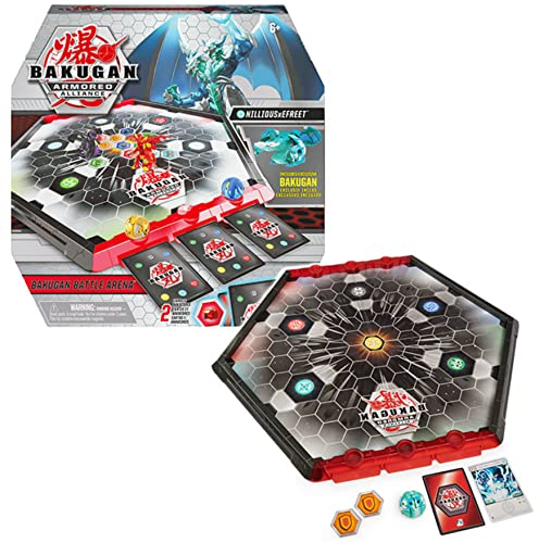 Bakugan Armored Alliance Battle Arena, campo de juego bordeado con la fusión exclusiva de Bakugan