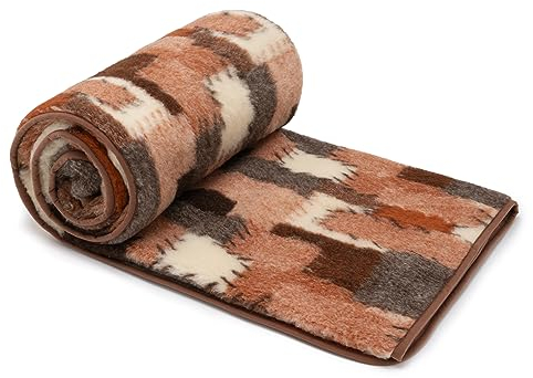Best Wool Merino Wolldecke Schurwolle 180x200 cm - Kuscheldecke aus 100% Merino Schafwolle - Groß und Flauschige Decke Wolle - Gewicht 500g/m2 - Atmungsaktives Material