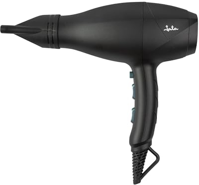 JATA JBSC1195 - Secador Pelo iónico 2600 W. Cabello sin encrespamiento. Con difusor y concentrador. 3 niveles de temperatura y 2 caudales de aire. Pulsador fase fría