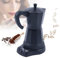 Chynalys 300ml Elektrische Kaffeemaschine Espressokocher, Alu Espressokocher Mokka Espresso Kanne, Espressokocher Mokka Espresso Elektrische Espressokocher Espressomaschine mit separatem Boden