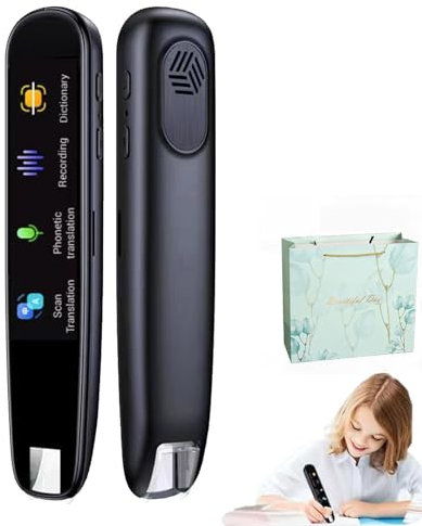 Gienslru Lexipen, Lexipen - Bolígrafo de traducción inteligente, 112 idiomas, escáner de traducción de idiomas, bolígrafo de traducción profesional de viajes 3.0, bolígrafo traductor de idiomas en