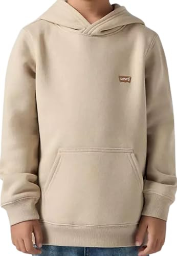 Levi'S Sudadera con Capucha para niños, diseño de murciélago, Color marrón, Canela, 12 años