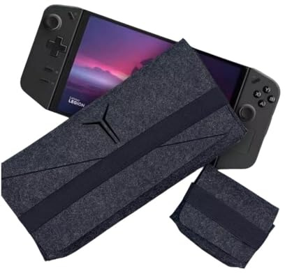 Générique Étui pour Legion Go, étui Original Antichoc, Sac de Rangement Portable pour Le Voyage, Accessoires pour Consoles de Jeu (Noir)