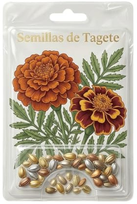 Jardines y Balcones con Flores Amarillas y Naranjas | Semillas de Tagete Decorativas DECOALIVE