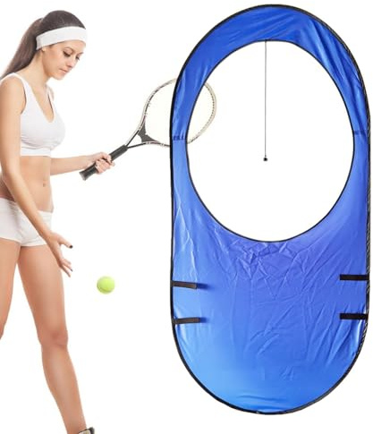 Generic Rete da allenamento per tennis, Nylon, Bersaglio da tennis, Blu, Tennis, SPORT_TARGET