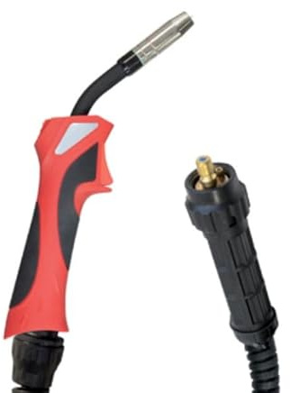 TORCIA MIG 250A - AIR - 3 m - ACCIAIO (Ø1,0 mm-M6) - ROSSO