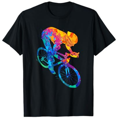 Ciclista da Corsa Ciclista Bicicletta Sport Maglietta