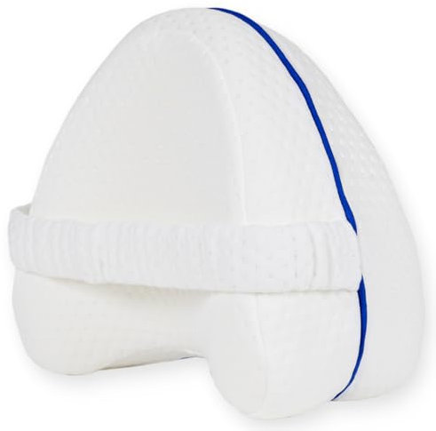 LOTI Orthopädisches Kniekissen für Seitenschläfer – Ergonomisches Beinkissen zur Entlastung von Rücken, Hüfte und Knien – Ergonomisches Lagerungskissen aus visco-elastischem Memory-Schaum