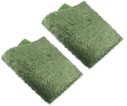 BESTonZON 2stücke Moosmatte Für Reptilien Reptilien-Habitat-Teppich Reptilien-Habitat-Kissen Reptilien-Habitat-Matte Reptilien-Habitat-pad Geeignet Für Schlangen Eidechsen Schildkröten Und i