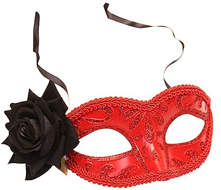 Toddmomy 1Pièce Masque Demi Visage pour Garçon Fille et Adultes Faux Masque pour Costumées et Fêtes à Thème