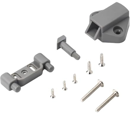 BaotyJie Cerradura de armario sin llave, pestillo de cajón de gabinete de RV, cerradura de botón, fácil de instalar, herrajes resistentes para armarios de