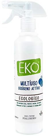 EKO Multiuso all Ossigeno Attivo Senza Profumo IPOALLERGENICO ML 500 con SPRUZZINO