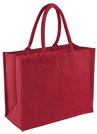 Westford Mill W407 Classic Jute Shopper Bag - Eco-Friendly & Stylish