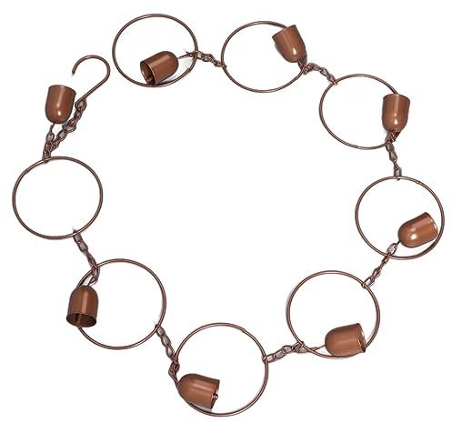 Hanging Rain Chime Rain Bell Wind for Chime Bell Sound Bell Decoration Ain Decorative Adornment Rain Chains