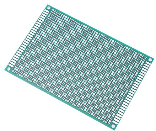 ZJchao 10Pcs 8x12cm Solderless Breadboard with Double Sided Prototype PCB for Electronic Circuit Projects and STEM Learning