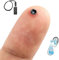 PingaOculto SpionageKopfhörer Bluetooth für Prüfung Mini Nano Unsichtbare Kopfhörer für Handy mit Mikrofon - Unsichtbar Ohrhörer Kabellos Headset für Spicker Spy Earpiece Ear (Spy Earpiece Nano V8)