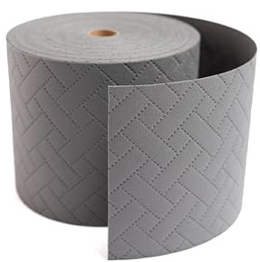 FORTENA Sichtschutzstreifen für Zaun oder Balkon, Sichtschutz, Rollenlänge 33m und Breite 19,3 cm, Vlies PP, einfache Montage (Hellgrau)