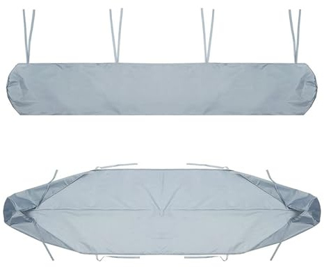 FHQGZT Sac De Protection pour Store Banne, Housse De Protection Anti-poussière pour Auvent De Terrasse Jardin De Auvent Housse De Rangement pour Auvent De Terrasse, Imperméable en Hiver (4m,Grey)