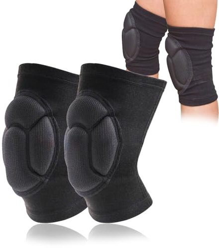 BNPHSIN Knee Pads Work, Knee Pads for Men/Women, 20MM Thick Foam Work Knee Pad for Garden, Construction, House Cleaning, Sports(Black)